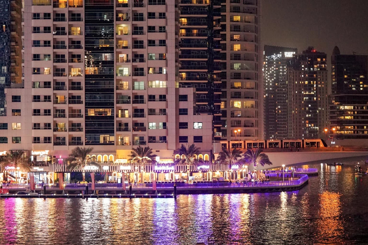 Dubai Marina evening